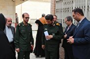 جشن روز معلم متفاوت باحضور فرمانده سپاه تهران بزرگ در مدرسه ناشنوایان نظام مافی + تصاویر
