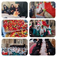 برگزاری جشن دهه کرامت در روستای بارده