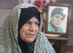 وداع مادر شهید علی موسوی با دنیا