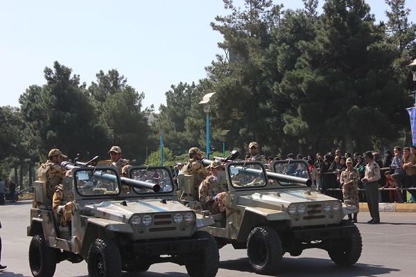 گزارش تصویری رژه 31شهریور نیروهای مسلح در استان قزوین