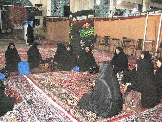 تصاویر/میقات صالحین خواهران بسیجی در مصلی نمازجمعه شهرستان نظرآباد