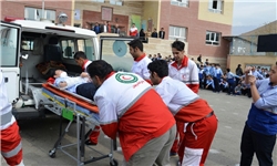 پوشش امدادی اتوبان قم - تهران همزمان با مراسم خاکسپاری آیت الله هاشمی رفسنجانی