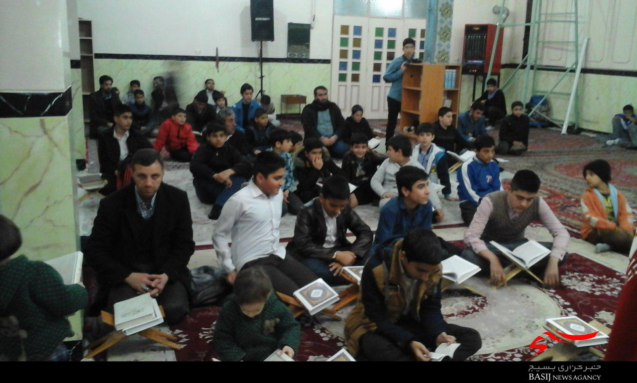 برگزاری مسابقات قرآن محلات با مشارکت شهرداری کرج ودارالقرآن ناحیه امام حسین(ع)کرج