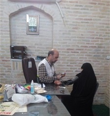 ویزیت رایگاه بیماران در منطقه مسجد جامع قم همزمان با دهه فجر