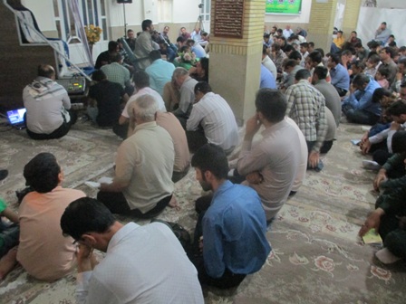 دعای پرفیض کمیل  در مسجد شهدای سرو برگزار گردید