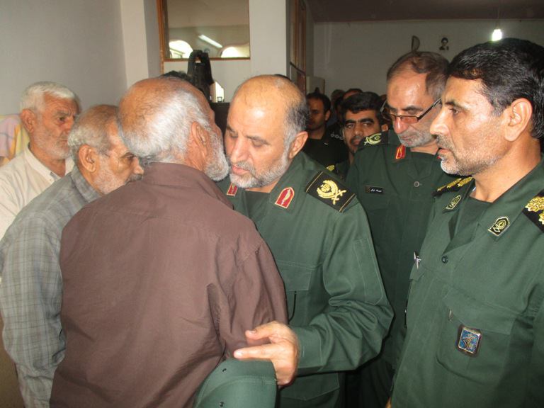 گزارش تصویری از دیدار سردار کشکولی با خانواده شهید عبدیانی