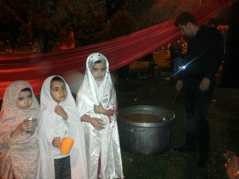 گزارش تصویری از شب ولادت امام رضا(ع) در کوهدشت