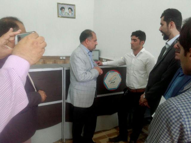 گزارش تصویری از افتتاح دفتر خدمات پست بانک میدان بسیج نورآباد