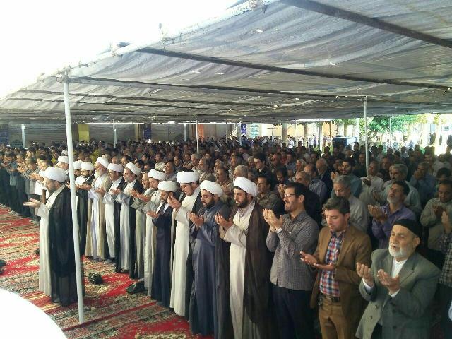 گزارش تصویری از اقامه نماز عید سعید قربان در بروجرد