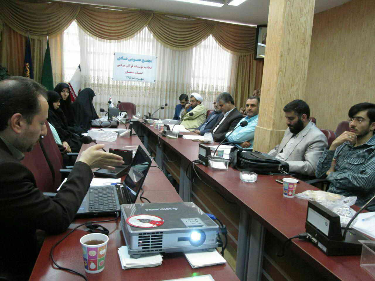 برگزاری مجمع عمومی عادی اتحادیه موسسات قرآنی مردمی استان سمنان