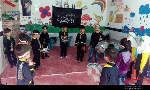 روز کودک و مراسم عزاداری بچه ها در مهد قرآن