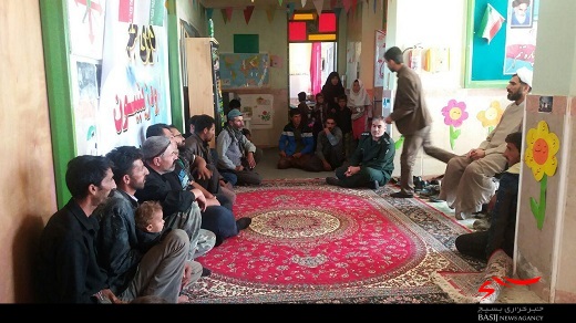 اختتامیه اردوی جهادی زینبیون در روستای عشایری شهرستان نظرآباد