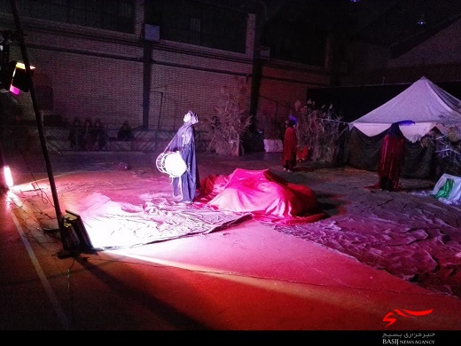 اجرای نمایش زینبیون در مشکین دشت کرج