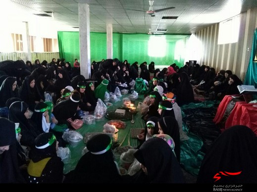 مراسم سه ساله های حسینی در روستای بختیار شهرستان نظرآباد