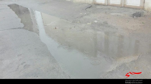 پیگیری مشکلات آب گرفتی خیابان فلسطین در نظرآباد بی نتیجه ماند