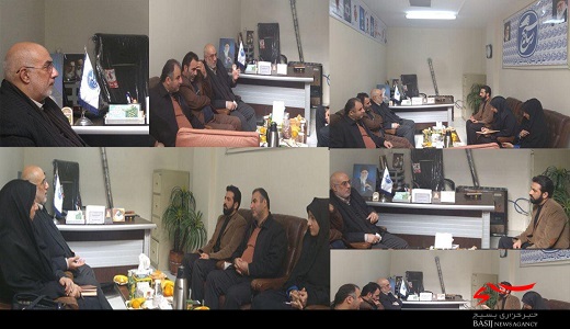 معاون اجتماعی نیروی انتظامی استان البرز از دفتر سازمان بسیج رسانه البرز بازدید کرد