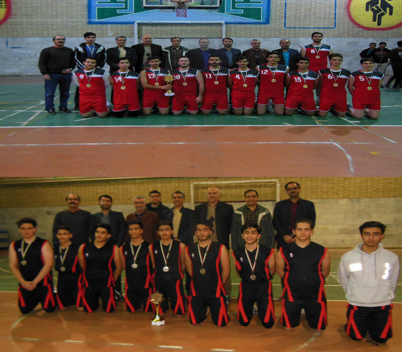 آموزشگاه شهید بهشتی مقام قهرمانی مسابقات بسکتبال را بدست آورد