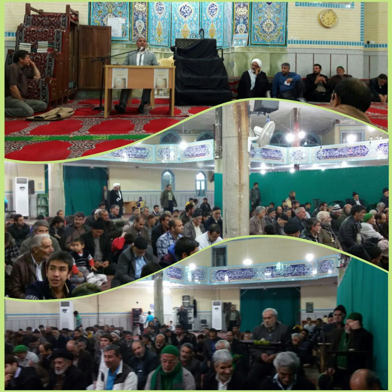 برگزاری نشست روشنگری در مسجد صاحب الزمان شهر قنوات/////////////ویرایش شد