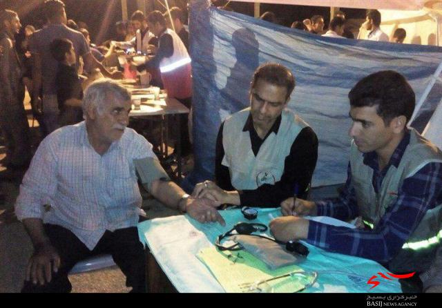 برپایی 22 ایستگاه سلامت بسیج جامعه پزشکی استان لرستان در شب قدر + تصاویر