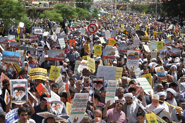 تقدیرشورای هماهنگی تبلیغات اسلامی از حضور مردم در راهپیمایی روز قدس