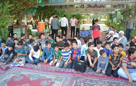 جشن تولد همزمان شهید مدافع حرم و فرزندش/ تصاویر