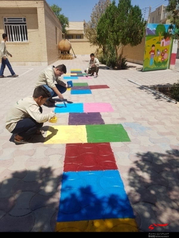 برگزاری اردوی طرح هجرت 3 در مدرسه شهید نواب صفوی خاتم +تصاویر