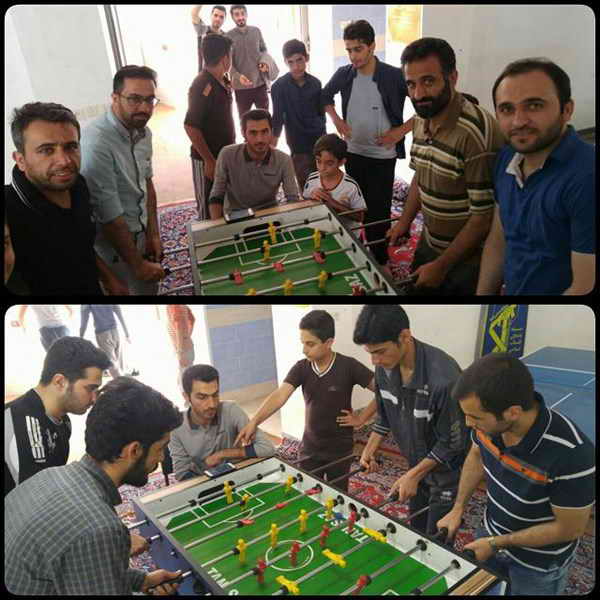 برگزاری مسابقات ورزشی پایگاه شهید محلاتی روستای طزره دامغان