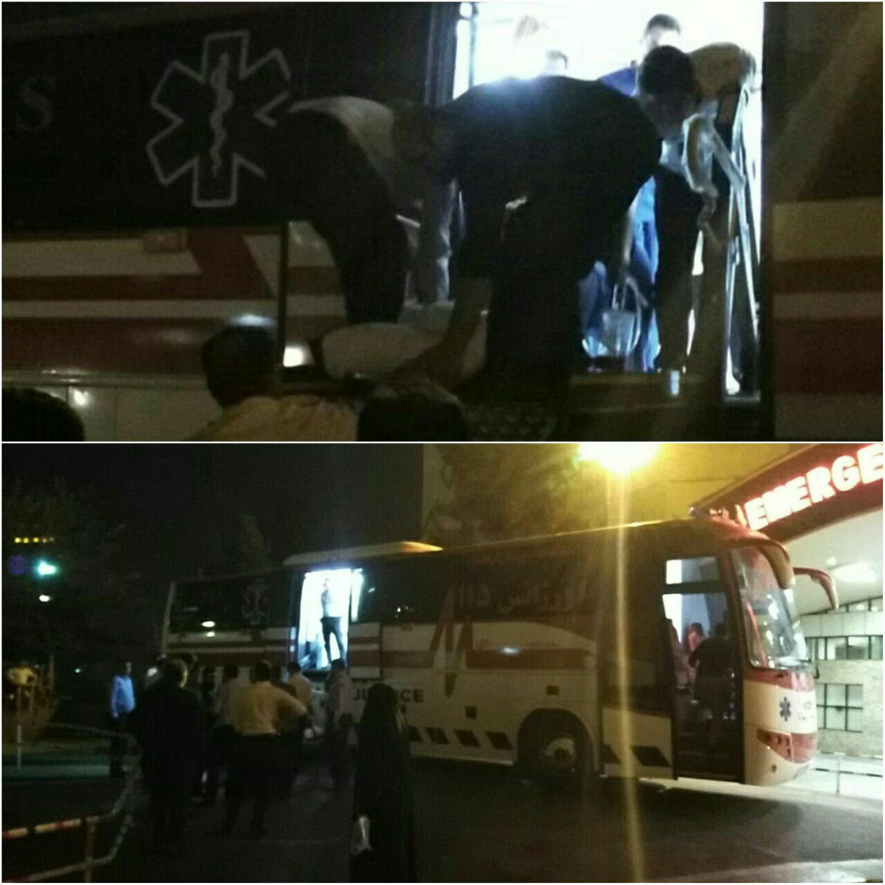 7 نفر از جهادگران مصدوم در بیمارستان بقیه الله تهران بستری شدند+عکس