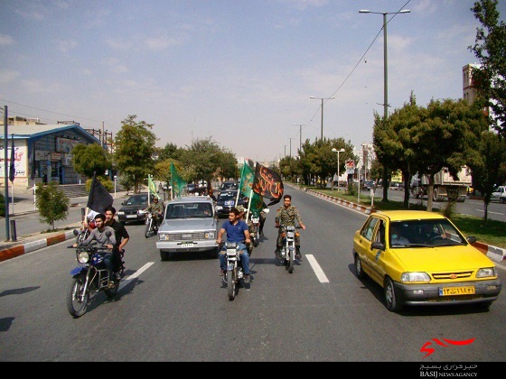 رژه موتوری در شهرستان دورود برگزار شد+تصویر