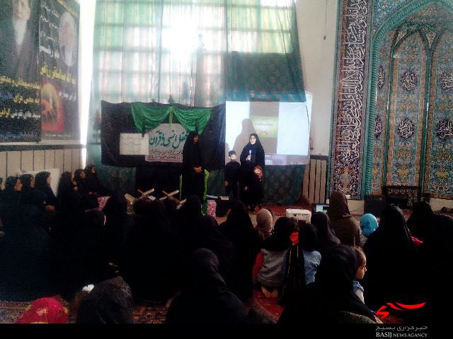 برگزاری مراسم انس با قرآن کریم در پایگاه ساجده نوار رزن