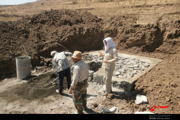 احداث منبع آب ۳۰ مترمکعبی در روستای کولاتان شهرستان گرمی