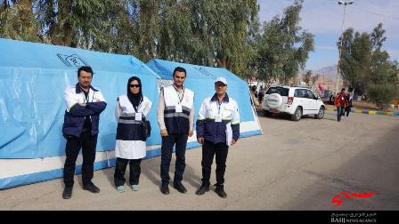 171نفر تیم پزشکی از دانشگاه علوم پزشکی تبریز در مناطق زلزه زده مستقر هستند