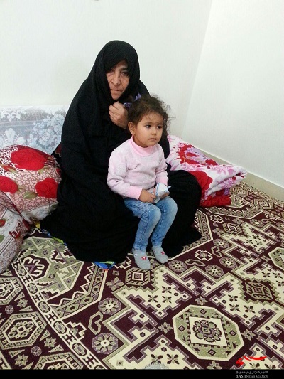 دیدار مسئول هیات رزمندگان اسلام پارس آباد با مادر شهید بحری