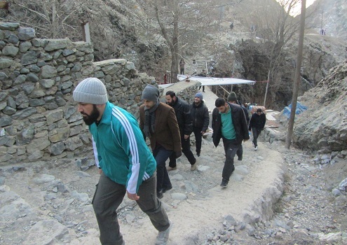 کوهپیمایی کارکنان ناحیه مقاومت بسیج حبیب بن مظاهر