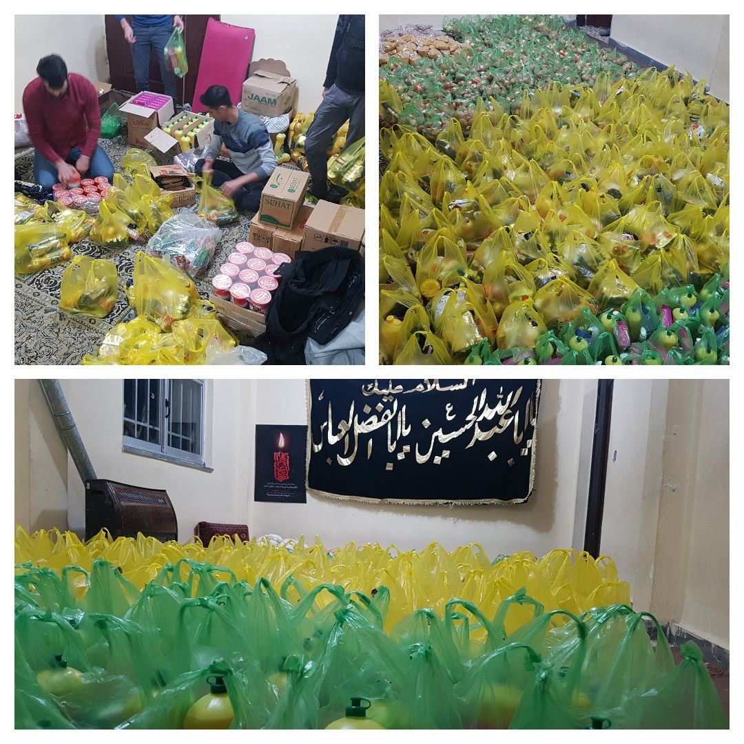 اهدای ۱۳۰ بسته مواد به نیازمندان در فومن