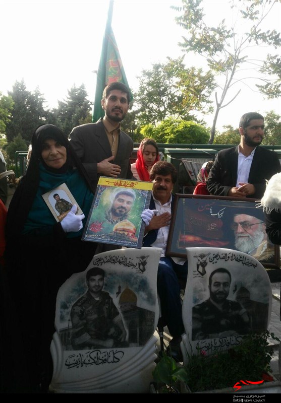 مراسم جشن تولد ۳۰ سالگی شهید مدافع حرم در کرج