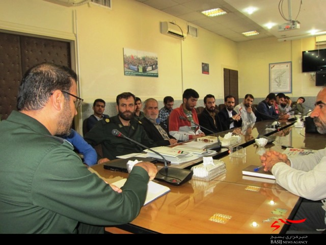 برگزاری جلسه اعتلای سازندگی و شورای جهادی در سپاه همدان