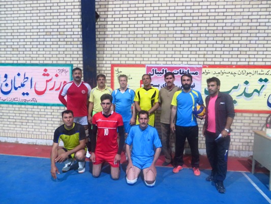 برگزاری مسابقات والیبال بمناسبت ماه مبارک رمضان+تصویری