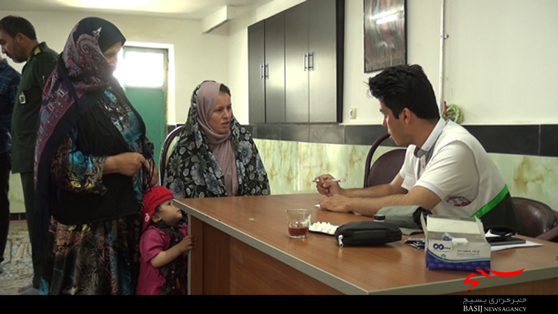 حضور اکیپ بسیج جامعه پزشکی سپاه ناحیه اردبیل در روستا‌های محروم