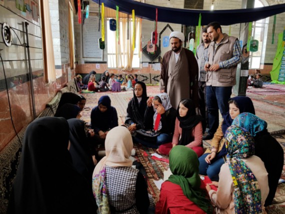 بازدید مسئول دفتر نمایندگی ولی فقیه در بسیج دانشجویی استان از اردوهای جهادی دانشجویی