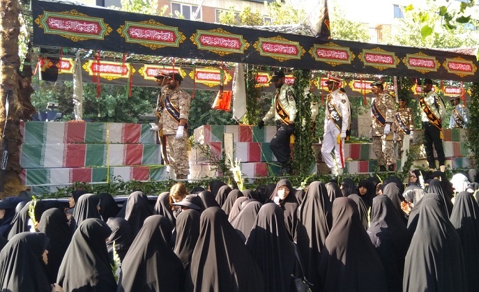 مراسم باشکوه استقبال از پیکر مطهر 135 شهید گمنام دفاع مقدس