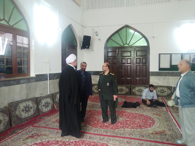 بازدید دبیر کنگره شهدای روحانی و طلبه استان گیلان از مسجد سلیمان داراب رشت+تصاویر