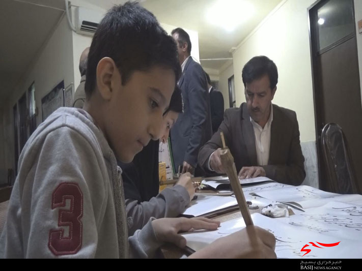 کارگاه ورکشاپ خوشنویسی در شهرستان پارس آباد برگزار شد