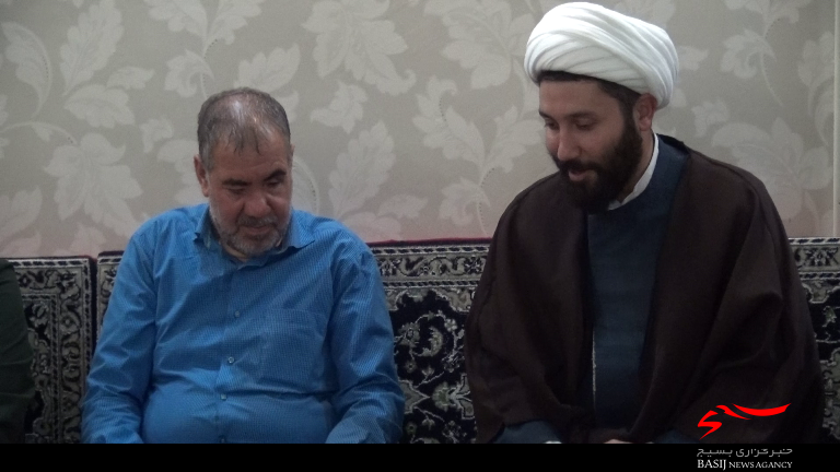 دیدار جمعی از مسئولین سپاه ناحیه اردبیل از جانبازان ۷۰ درصد