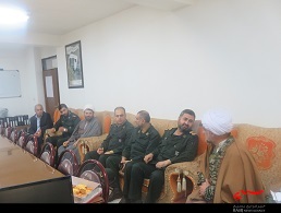 دیدار مسئولین لشت نشا با فرمانده سپاه ناحیه مقداد شهرستان رشت