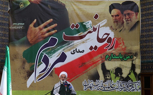 تجمع طلاب و روحانیون سپاه تهران بزرگ در حمایت از سپاه پاسداران
