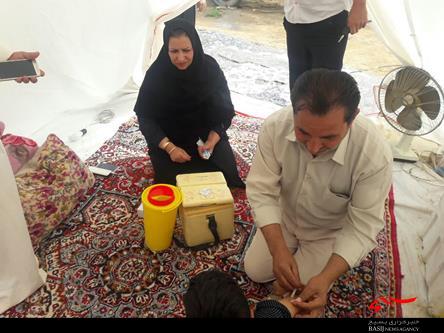 پخت دو هزار پرس غذای گرم در مناطق سیل زده خوزستان