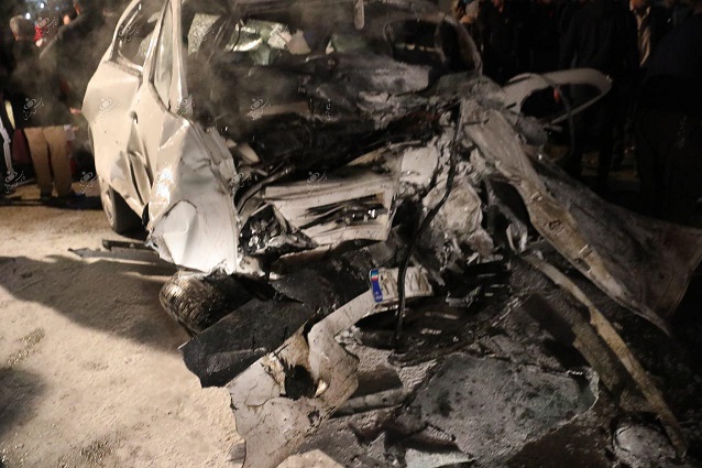 تصادف شدید در غرب استان گیلان 4 کشته و 6 زخمی برجای گذاشت + تصاویر