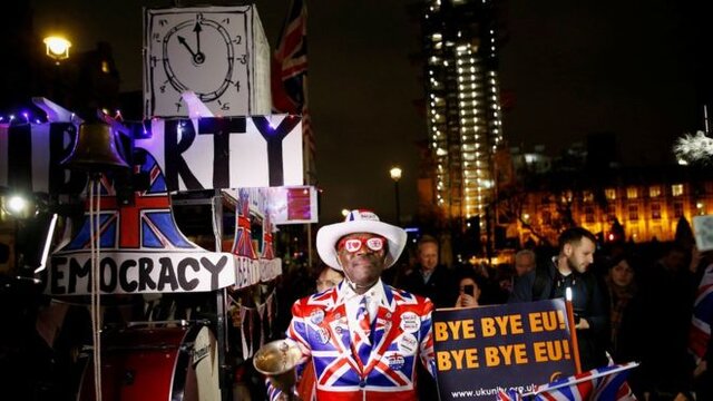 بریتانیا بطور رسمی از اتحادیه اروپا خارج شد