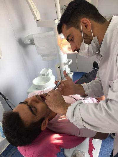 ارائه خدمات دندانپزشکی رایگان به ساکنین منطقه خرمدشت